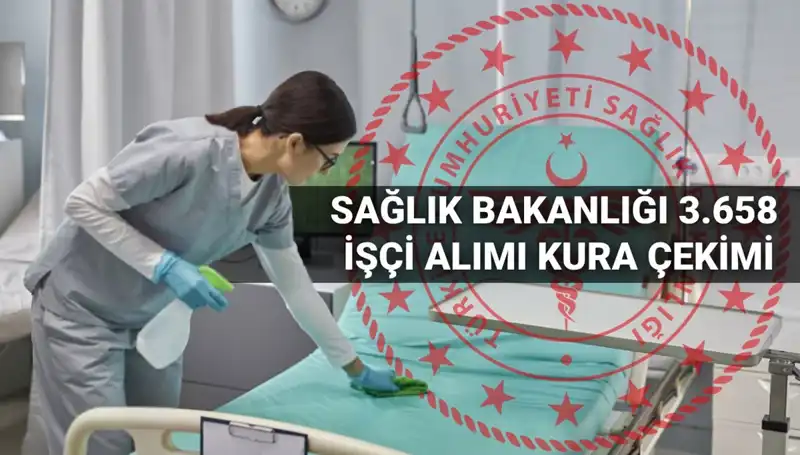 Sağlık Bakanlığı 2025 Kura Tarihi ve 3.658 İşçi Alımı Detayları