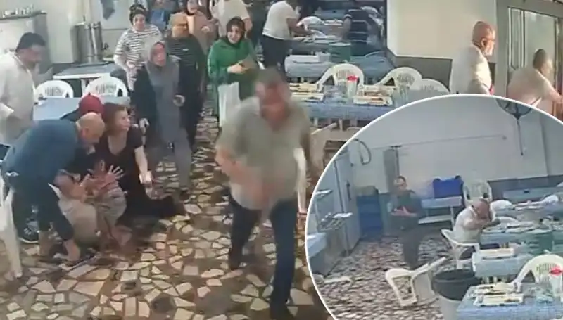 Yemekhanede Deprem Anı: İnanılmaz Tepkiler ve Hayatta Kalma Mücadelesi
