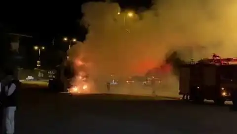 Zonguldak’ta Seyir Halindeki TIR Kısa Sürede Alev Alev Yandı!
