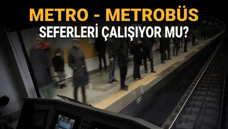 İstanbul’da Metrobüs ve Metro Seferleri: Bugün Çalışıyor Mu, Kapalı Mı?