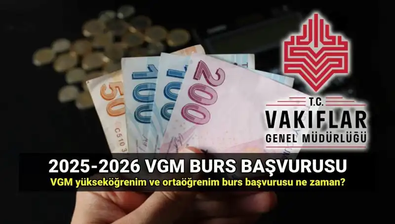 2025 VGM Burs Başvuru Tarihleri Açıklandı! Öğrenciler Hazırlansın