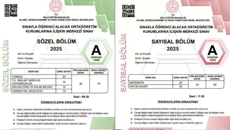 LGS 2025 Soru ve Cevap Anahtarı Yayın Tarihleri Açıklandı!