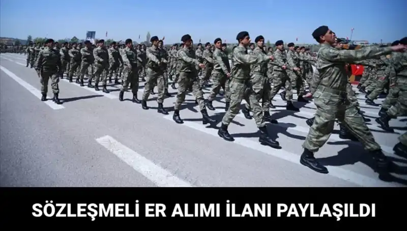 Kara Kuvvetleri Komutanlığı Yeni Sözleşmeli Er Alım İlanını Duyurdu!